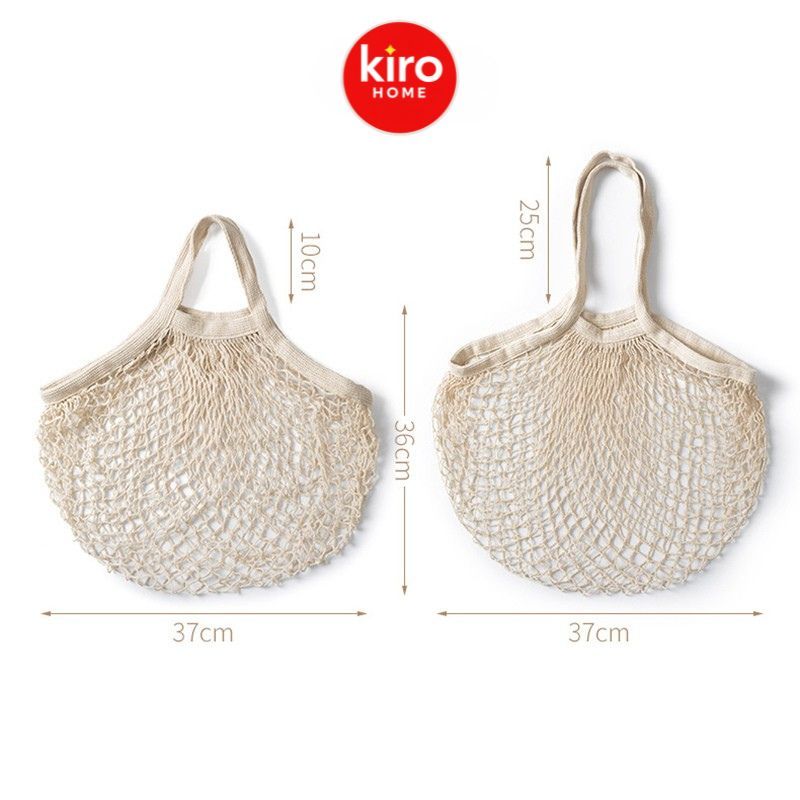 Túi Lưới Đi Biển Sợi Cotton Co Giãn Cỡ Lớn, Giỏ Xách Tote Đi Chợ Thân Thiện Môi Trường Phong Cách Hàn Quốc