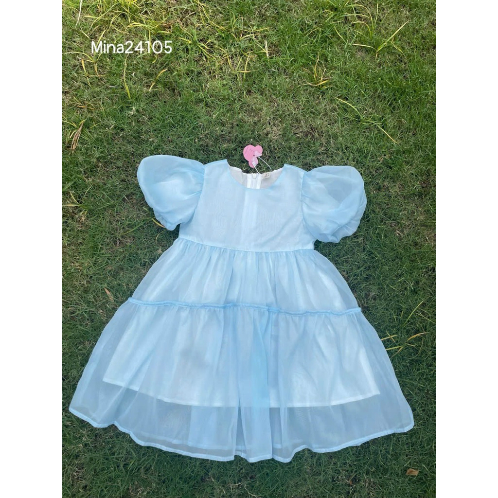 Váy Công Chúa Bé Gái Mina 2-11Y (10-36kg) Đầm Xòe Nhẹ Nhàng Đi Chơi, Dự Tiệc size 2-11y(10-36kg)