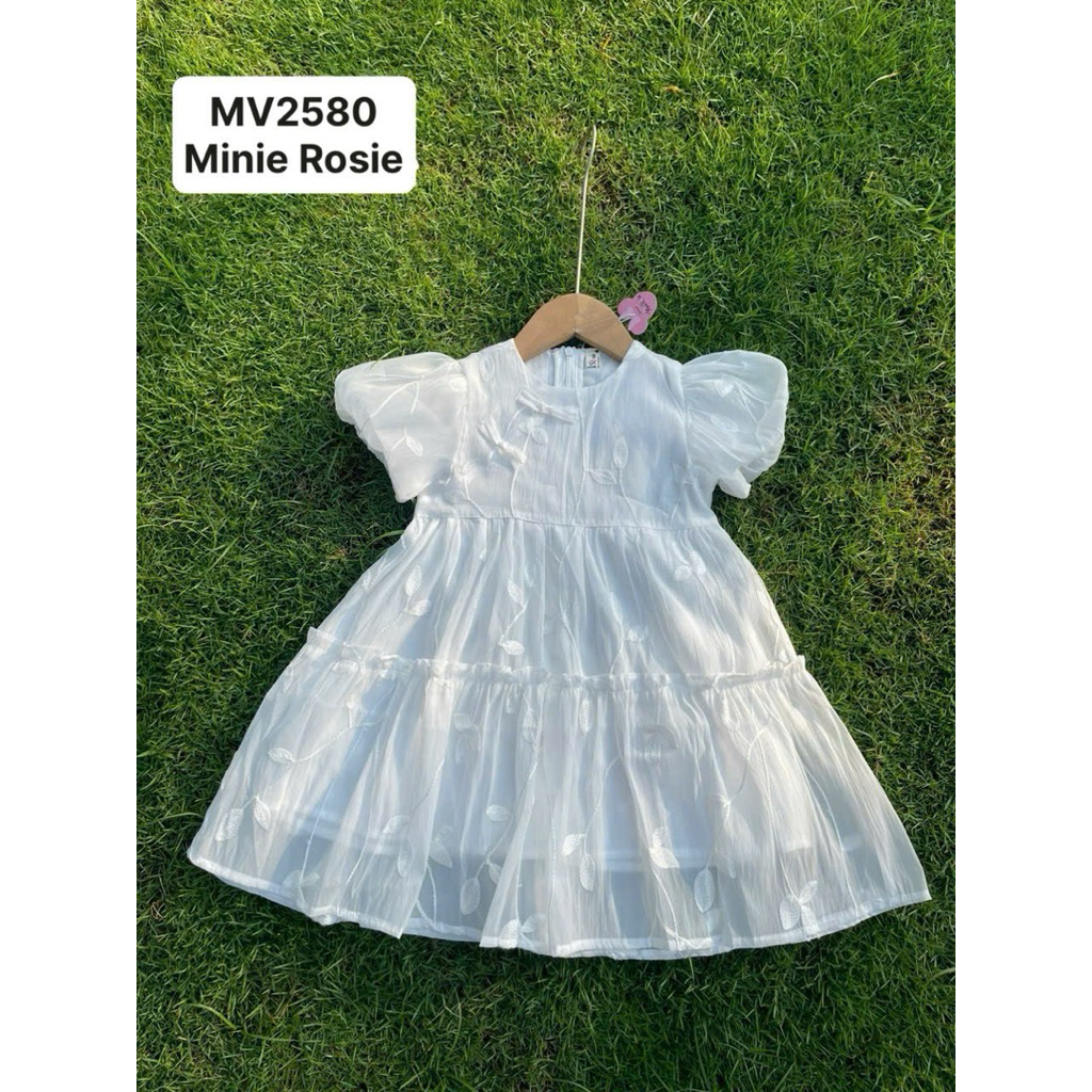 Váy Công Chúa Bé Gái Mina 2-11Y (10-36kg) Đầm Xòe Nhẹ Nhàng Đi Chơi, Dự Tiệc size 2-11y(10-36kg)