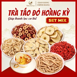 Trà Táo Hoàng Kỳ, Trà Tăng Sinh Collagen Tự Nhiên, Bổ Khí Dưỡng Huyết, Sinh Tân Dịch