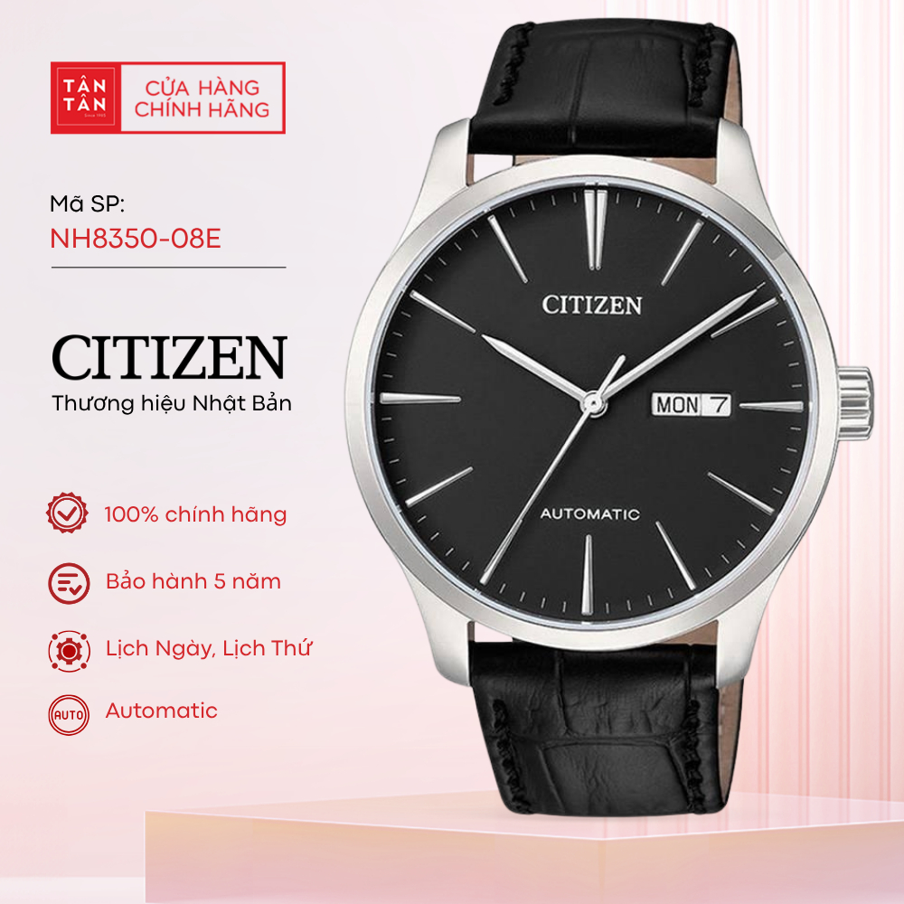 Đồng Hồ Nam Citizen  NH8350-08E Automatic 40mm - Đồng Hồ Tân Tân