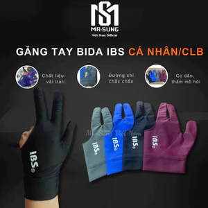 Găng tay Bida - Thương Hiệu IBS Vải Italia, Găng Tay 3 Ngón Dành Cho Cơ Thủ - MR.SUNG VIỆT NAM