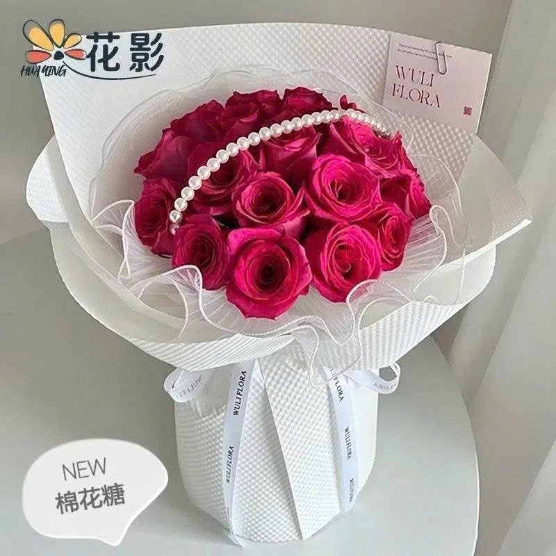 Giấy gói hoa sần dập nổi gói hoa tươi, hoa sáp
