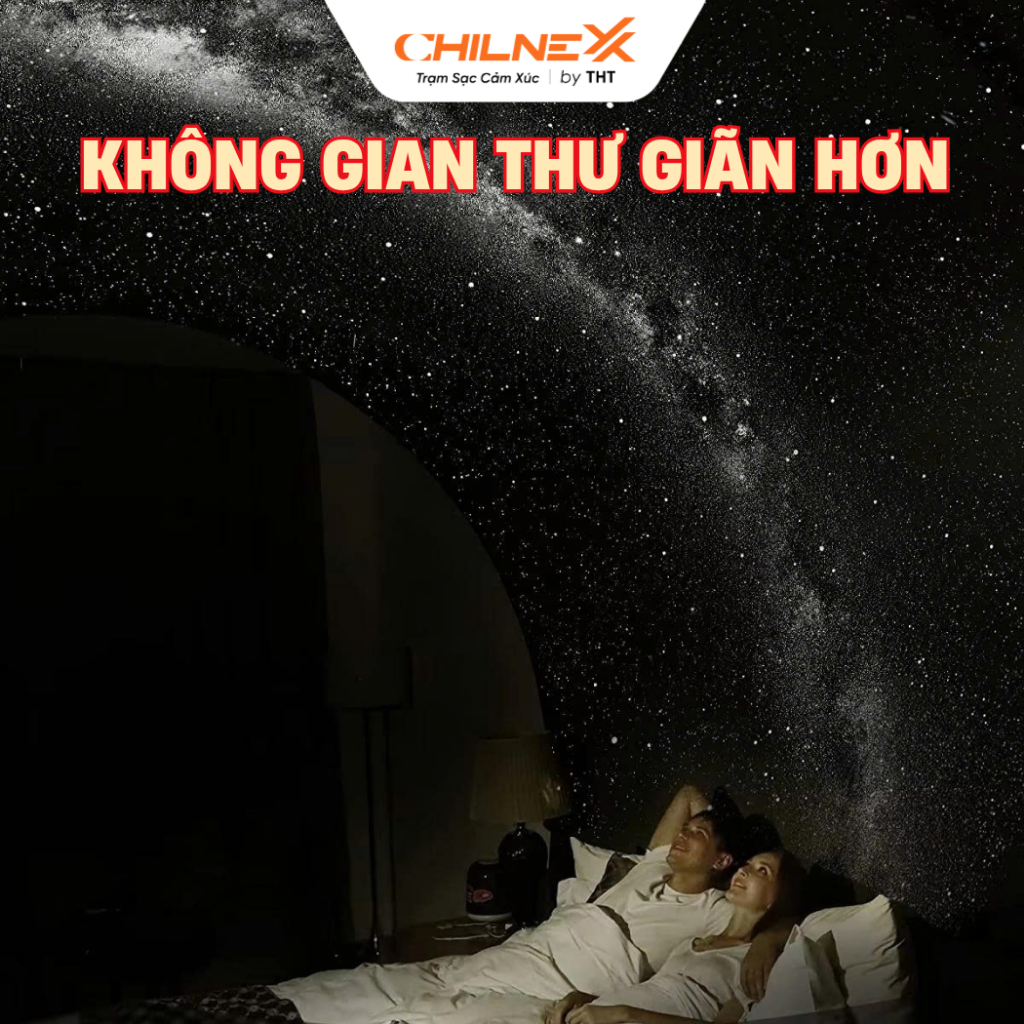 Combo Phim Đèn Thiên Hà V8 V7 PRO  CHILNEXX [không kèm đèn] phim chiếu các mã hành hình trăng sao thiên hà galaxy
