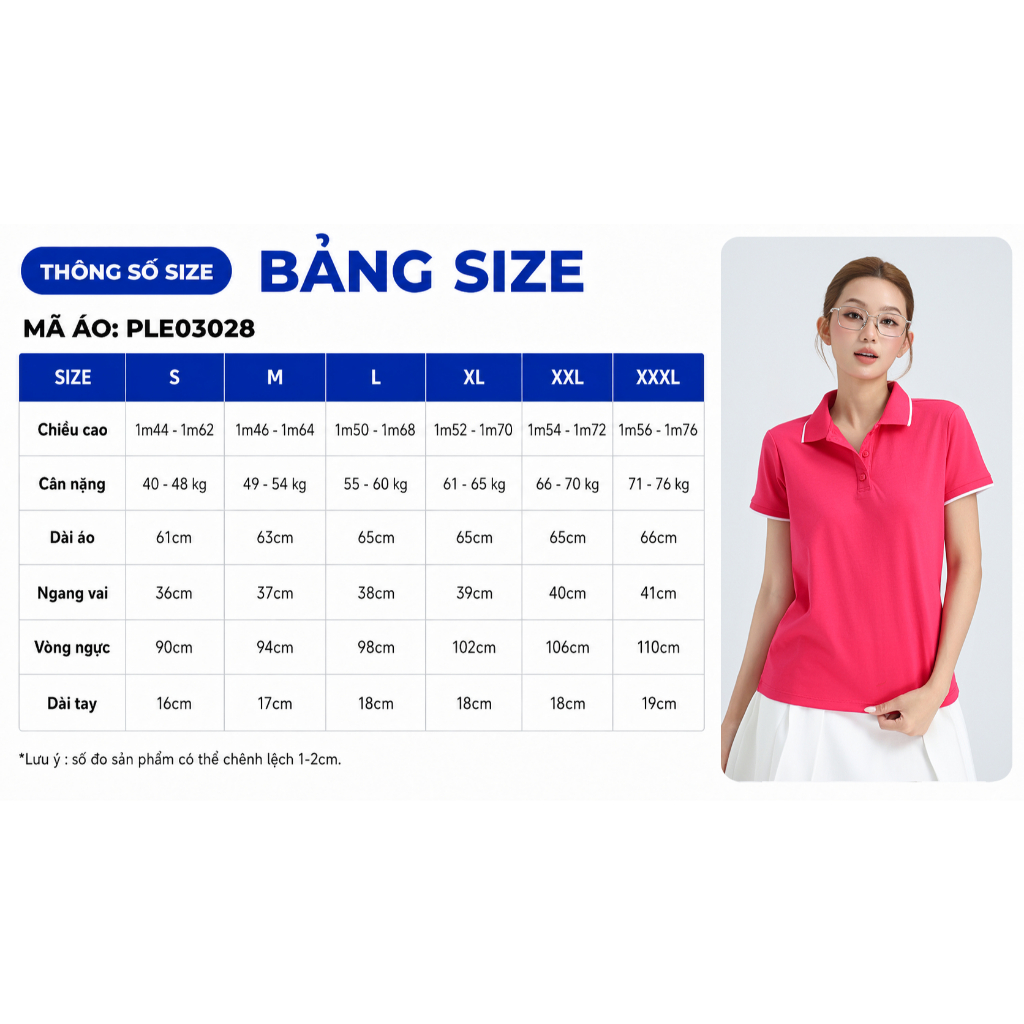 Áo Polo Nữ GUMAC Cotton TICI Áo Thun Có Cổ Tay Ngắn Thanh Lịch Công Sở Thể Thao PLE03028 - 6109