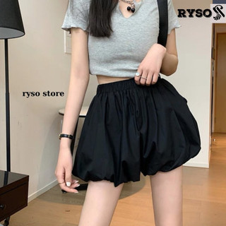 Quần SHORT BÍ NGÔ 2 Lớp Cạp Lưng Thun Co Giãn Chất Kate, Quần Đùi Nữ Kiểu Phồng Bồng Bềnh QU03 RYSO
