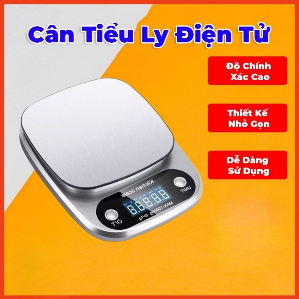 Cân Tiểu Ly Điện Tử ALOHOME – Cân Điện Tử Mini 0.1g–10kg Màn Hình LED Thiết Kế Nhỏ Gọn
