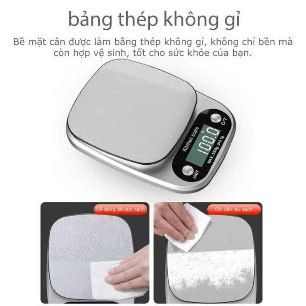 Cân Tiểu Ly Điện Tử ALOHOME – Cân Điện Tử Mini 0.1g–10kg Màn Hình LED Thiết Kế Nhỏ Gọn