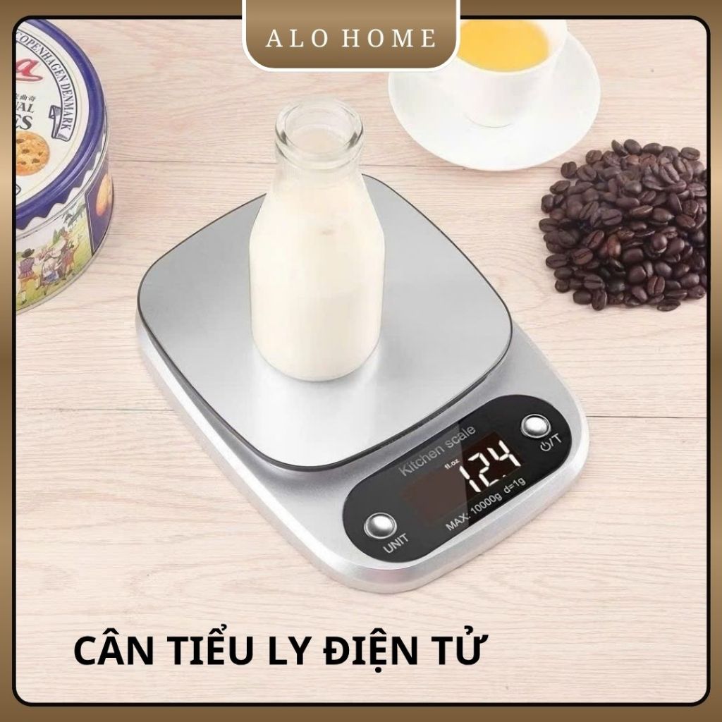 Cân Tiểu Ly Điện Tử ALOHOME – Cân Điện Tử Mini 0.1g–10kg Màn Hình LED Thiết Kế Nhỏ Gọn
