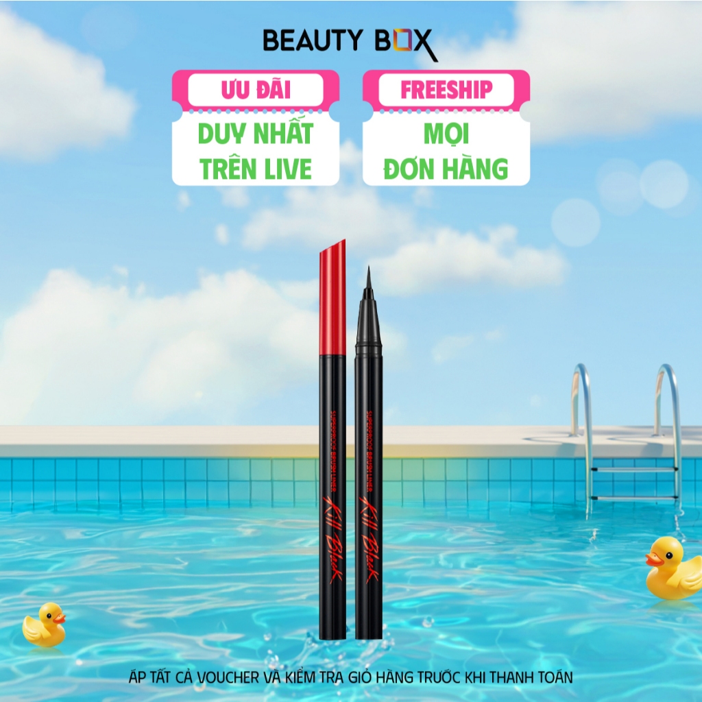 [LIVE] Bút Kẻ Viền Mắt Chống Trôi Clio Superproof Brush Liner 0.55ml