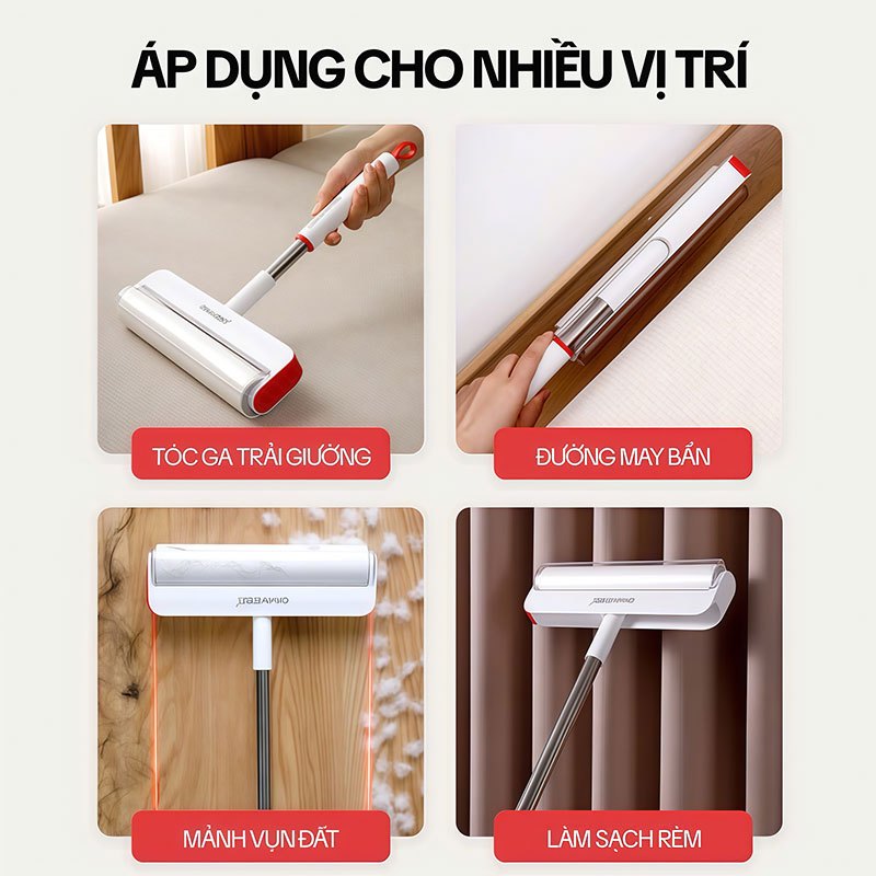 Cây Lăn Bụi OKwife AGW-5016, Cây Lăn Bụi Giường, Cây Lăn Bụi Quần Áo, Cây Lăn Lông Mèo