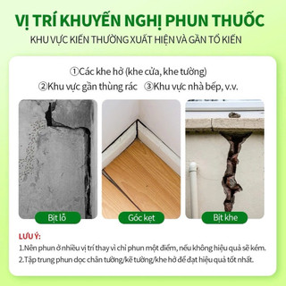 Bình xịt diệt kiến sinh học, không màu mùi, không kích ứng, kiến, gián, ruồi, bọ chét, an toàn,500ml