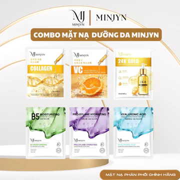 [COMBO 30M] Mặt nạ cấp ẩm, mặt nạ giấy mờ thâm dưỡng da làm mềm mịn cải thiện làn da khoẻ mạnh mặt nạ nội địa trung