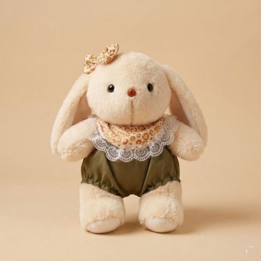 Gấu Bông Thỏ Lace Mini Cao Cấp, Thỏ Nhồi Bông Phối Nơ Váy Xinh Xắn 25Cm Quà Tặng Đáng Yêu Cho Bé,Bạn Gái
