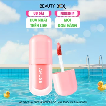 [LIVE] Son Tint Bóng Thuần Chay Amuse Bebe Tint 3.8g