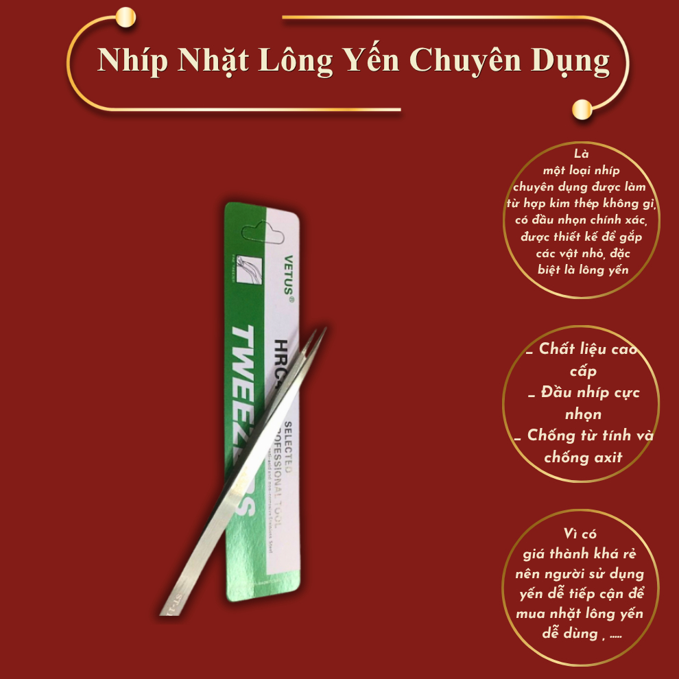 Nhíp nhặt lông yến sào chuyên dụng
