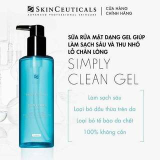 Sữa rửa mặt Skinceuticals simply clean gel 195ml