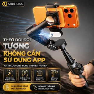 Gimbal SMART X3 PRO phiên bản 2026, Gymbal chống rung điện thoại quay phim chụp ảnh theo dõi vật thể