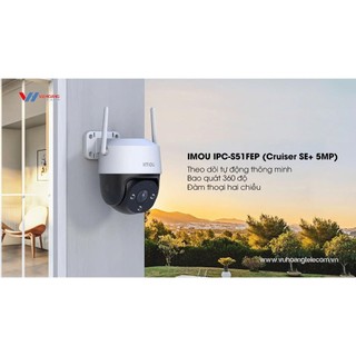 Camera IMOU ngoài trời S51FEP (Cruiser SE+5MP) fullcolor  - đàm thoại 2 chiều | Bảo Hành Chính Hãng 2 năm