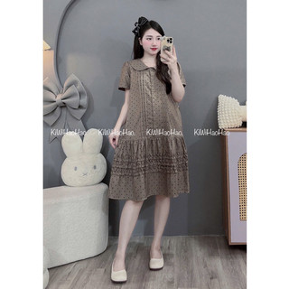 VÁY BẦU CỘC TAY ĐŨI CHẤM BI - 5 Màu