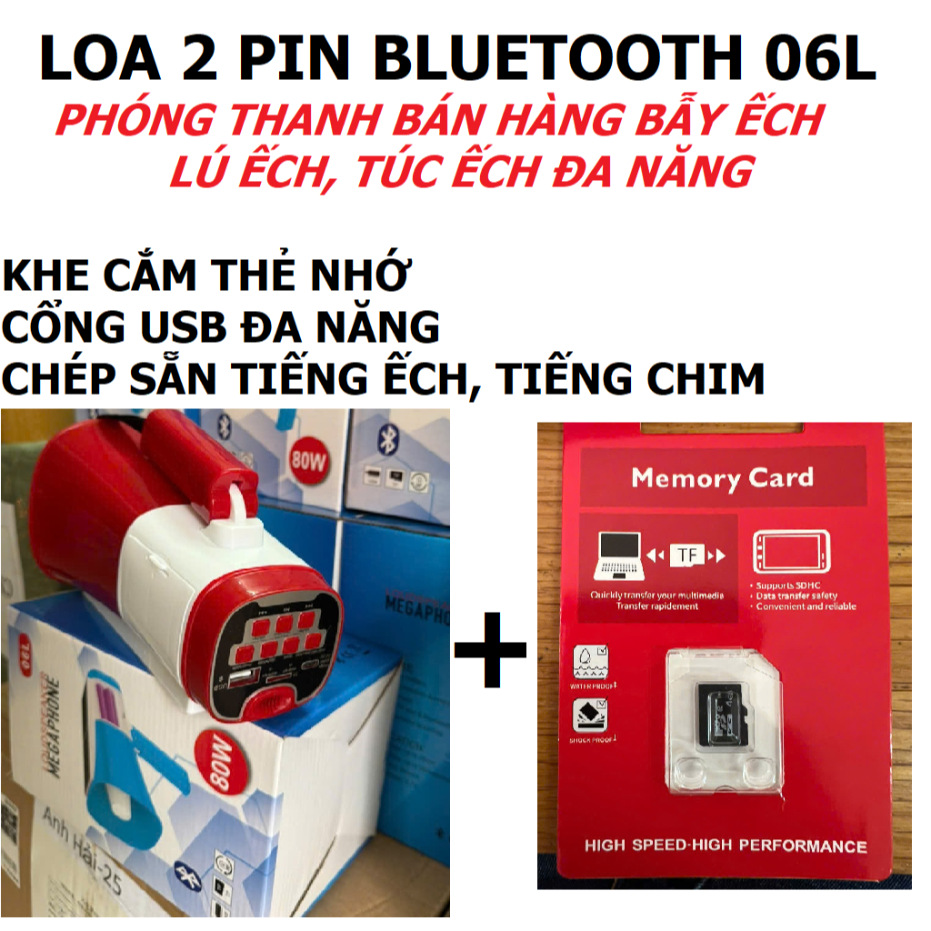Loa bán hàng rong, hoạt động ngoài trời thông báo phóng đại âm thanh có ghi âm phát lại liên tục