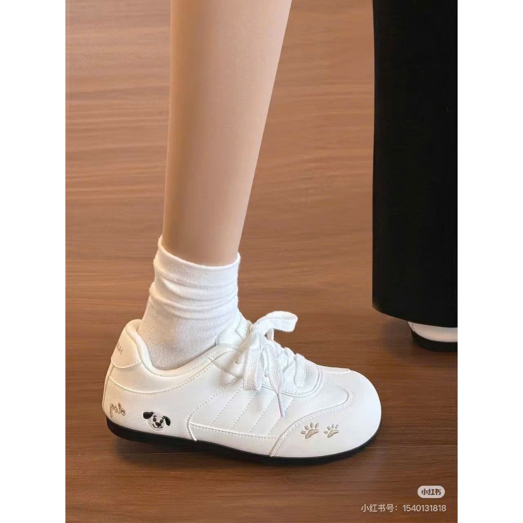 [SIÊU SALE 7.7 GIẢM 40K] Giày Sneaker Nữ Phối Màu Họa Tiết Thỏ Dễ Thương, Giày Thể Thao Nữ Đế Bệt Thời Trang 2026