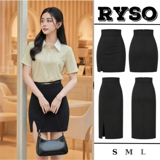 Chân Váy Công Sở Chữ A Xẻ Tà Trước Chất Mango Cao Cấp Siêu Thanh Lịch Nhẹ Nhàng Cho Nữ CV02 RYSO