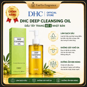 DHC Deep Cleansing Oil Chính Hãng Nhật Bản – Dầu Tẩy Trang Olive Sạch Sâu Dưỡng Ẩm