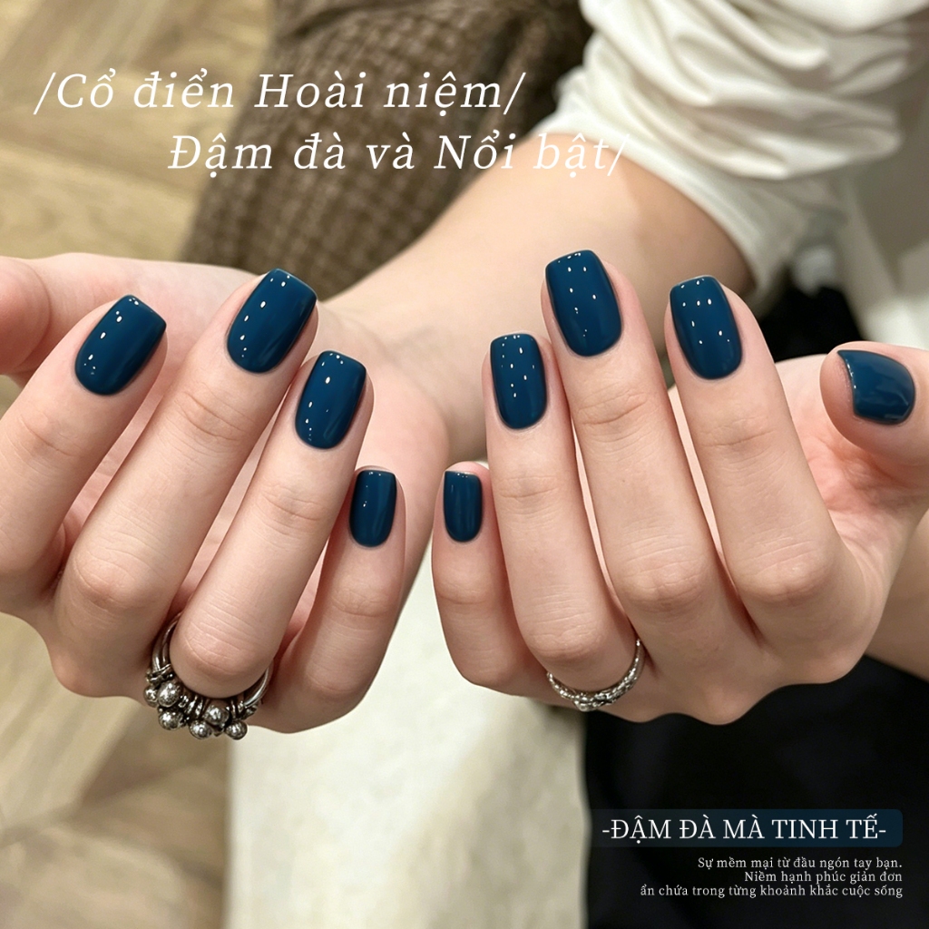 XEIJAYI 10ml - Sơn móng tay dạng gel màu xanh biển sâu, màu sắc bền lâu, thích hợp cho các tiệm nail và tự làm tại nhà.