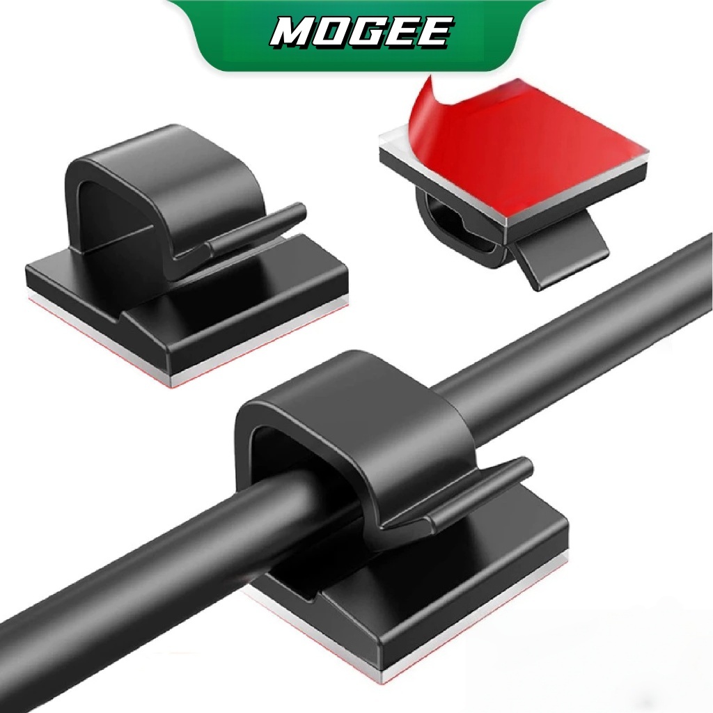 Giữ Dây Điện Dây Cáp Tự Dính, Nẹp Cố Định Dây Điện Quản Lý Dây Cáp Gọn Gàng MOGEE