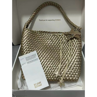 Sẵn Hoả Tốc - Túi Ecoday Woven Tote Bag Size M Chính Hãng (fullbox)