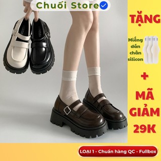 Giày Oxford nữ da PU tổng hợp dệt vải đế cao su cá tính thời trang dễ phối đồ trẻ trung