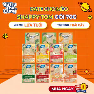 Pate Cho Mèo Snappy Tom Mix Trái Cây và Rau Củ 70g
