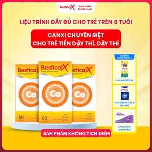Canxi Bestical X 60 viên - Bổ sung canxi, d3, k2 cho trẻ từ 8 tuổi