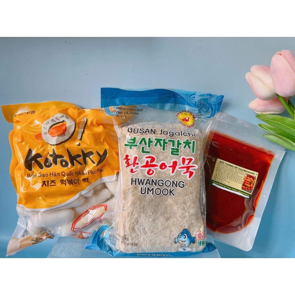 COMBO 500g KOTOKKY PHÔ MAI +450G CHẢ CÁ  + 100G NƯỚT SỐT