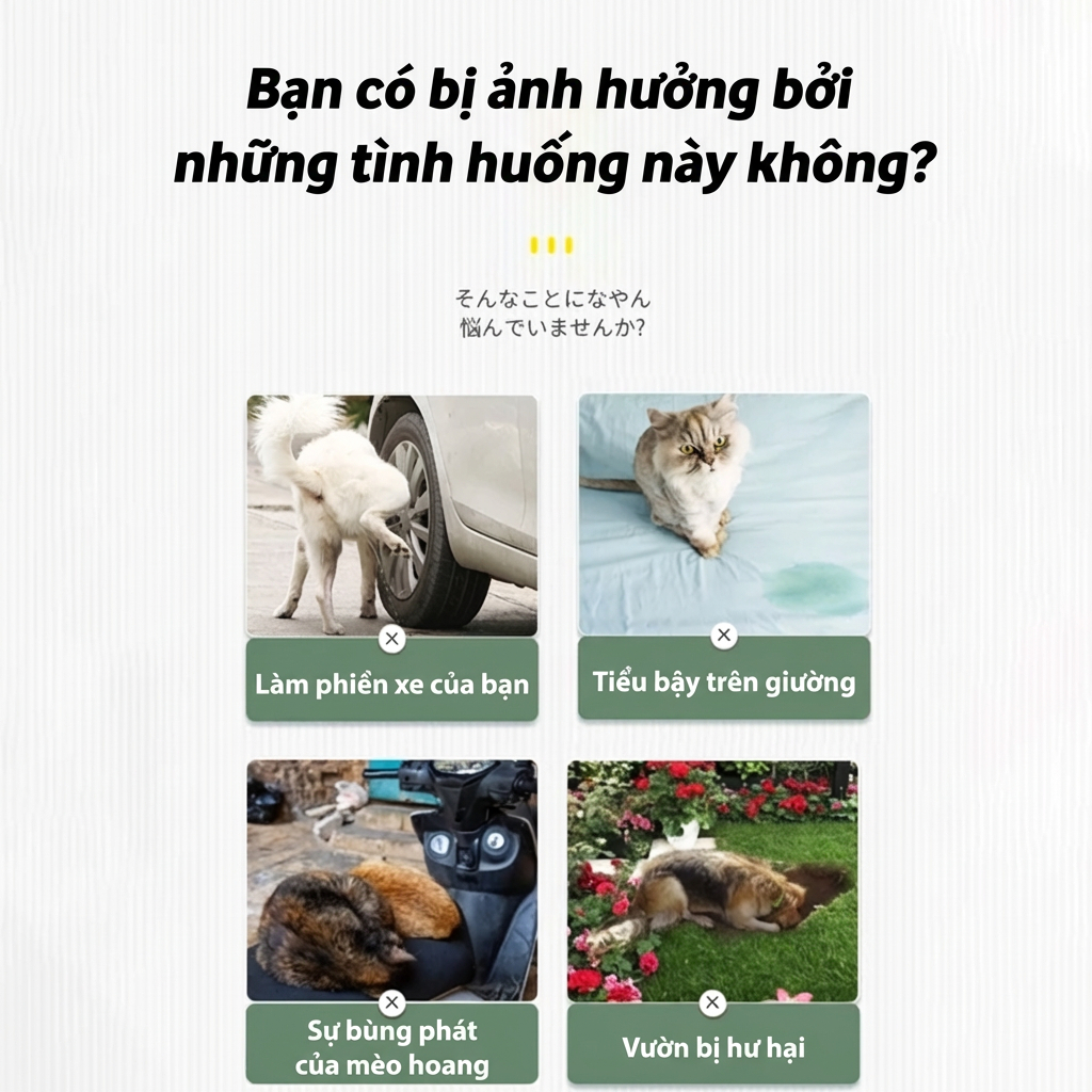 🚫Xịt tạo khu vực cấm cho mèo chó🚫 Hỗ trợ ngăn mèo tè bậy, công thức dịu nhẹ, an toàn cho trẻ em & thú cưng