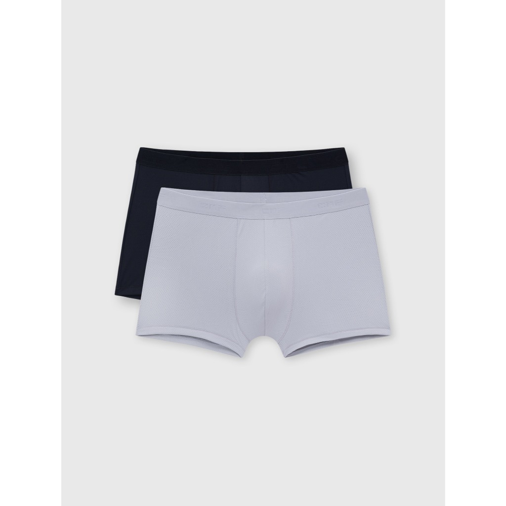 Combo 2 quần lót đùi nam CANIFA dáng boxer brief chất liệu co giãn mềm mịn mát 8US26A008