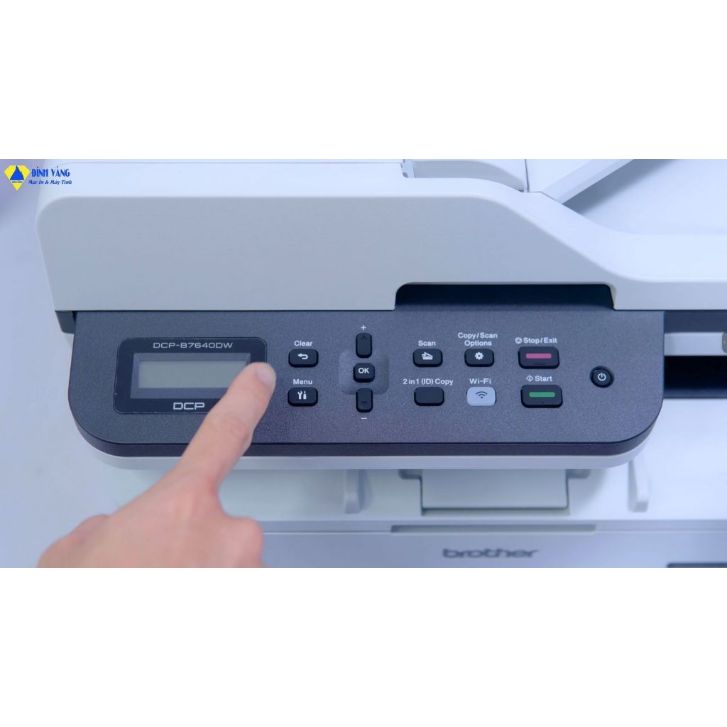 Máy in laser đa năng đảo mặt tự động Brother DCP-B7640DW (In/Scan/Copy/Adf) - Wifi - Tốc độ in 34ppm