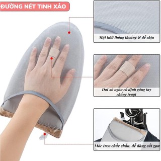 Găng Tay Ủi Đồ Chống Bỏng Cách Nhiệt 5 Lớp Cao Cấp | Đệm Ủi Quần Áo Chống Nóng Tay An Toàn Tiện Lợi