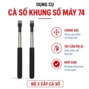 2 Cây Cà Số Khung Số Máy Ô tô Xe Máy + Tặng Kèm Bộ Giấy Cà