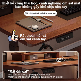 Bàn Gaming Nâng Hạ Điện Tử Khung Thép Chữ T Cao Cấp Chắc Chắn Bền Bỉ Cho Setup Chuyên Nghiệp
