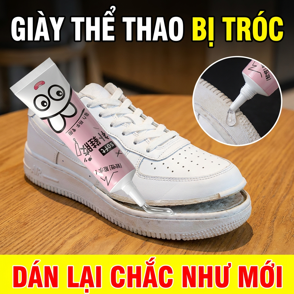 👟Keo dán giày siêu chắc như mới🏃 Keo sửa đế giày đa năng, bám dính mạnh, phù hợp cho nhiều loại giày dép khác nhau