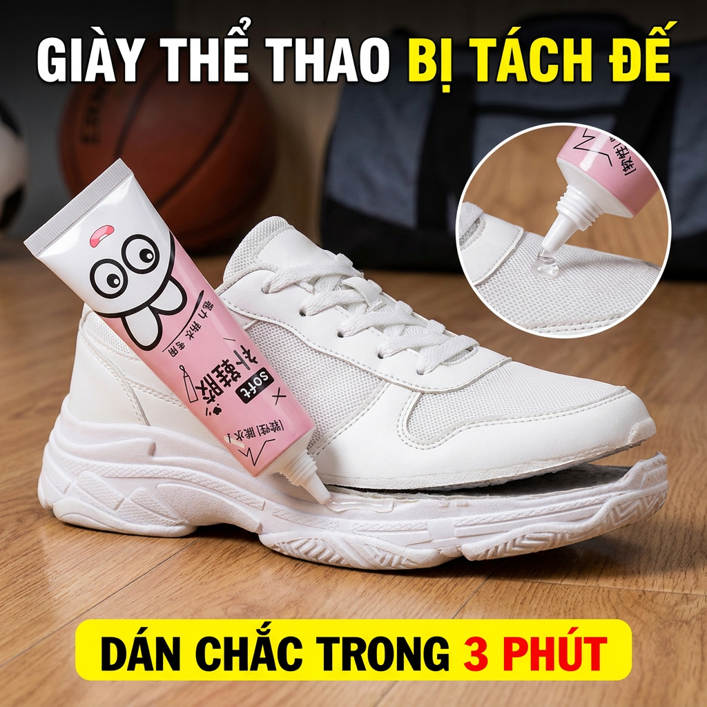 🏃Mua 2 tặng 1, mua 3 tặng 2🏃 Keo dán sửa giày đa năng, bám dính chắc chắn, phù hợp nhiều loại giày dép tiện lợi
