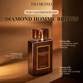 Nước Hoa Nam Diamond Homme Brown Hương Thơm Nam Tính, Lịch Lãm 45ml
