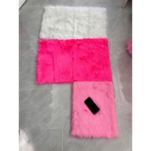Thảm lông chụp nail - Thảm lông chụp son , mỹ phẩm 50cm x 40cm