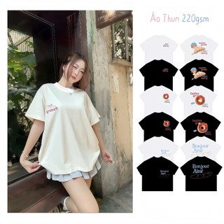 Áo Thun Big Boxy Local Brand Form Rộng Tay Ngắn Cotton 250gsm "FOOD" Nam Nữ Menswear Unisex Mùa Hè