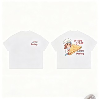 Áo Thun Big Boxy Local Brand Form Rộng Tay Ngắn Cotton 250gsm "FOOD" Nam Nữ Menswear Unisex Mùa Hè