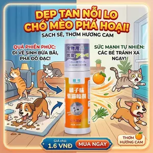 Xịt đuổi chó mèo hiệu quả – Loại bỏ mùi hôi, ngăn chó mèo xâm nhập, thành phần thiên nhiên an toàn, mang lại không gian