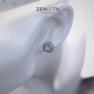 Bông tai thời trang Nữ đính đá tròn ZENNITH ACCESSORIES ZNBT18