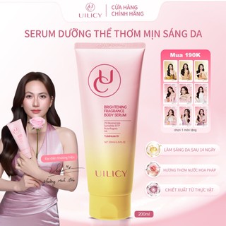 Tinh Chất Dưỡng Thể UILICY 200ml Niacinamide Symwhite377 - Làm Trắng Toàn Thân Không Bết Dính Hương Tubéreuse Or